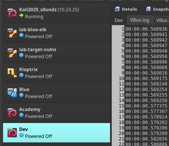 Progress screenshot